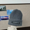 回力毛線(xiàn)帽子手套男秋冬季兩件套保暖針織帽時(shí)尚潮牌顯臉小冷帽堆堆帽 曬單實(shí)拍圖