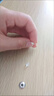 多想余銀耳釘鍍純銀耳環(huán)耳飾女輕奢小眾高級感新款耳骨釘925睡覺(jué)免摘 糖果耳釘兩對【白＋粉】 曬單實(shí)拍圖