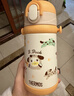 膳魔師（THERMOS）兒童吸管保溫杯小黃鴨帶杯繩316L不銹鋼學(xué)生杯抑菌幼兒園上學(xué)TCKB 曬單實(shí)拍圖