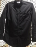 恒源祥保暖襯衫男士加絨加厚秋冬季純色商務(wù)正工裝寬松職業(yè)白色長(cháng)袖襯衣 純黑色 C13X73 41 （175/96A） 曬單實(shí)拍圖