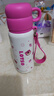 迪士尼（Disney）兒童保溫杯316不銹鋼吸管直飲水杯幼兒園小學(xué)生雙飲水壺草莓熊 曬單實(shí)拍圖
