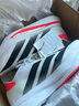 adidas 二代閃充跑鞋 ADIZERO SL2 M WIDE競訓體測跑鞋男阿迪達斯 灰白/黑色/亮紅   42.5 曬單實(shí)拍圖