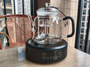 borunHOME新款萃茶壺加厚防爆玻璃蒸煮一體煮茶器泡茶壺電陶爐燒水噴淋茶具 B款蒸煮壺+黑色爐 1.3L 曬單實(shí)拍圖