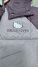 Hello Kitty女童冬季撞色加厚棉服高倍夾棉舒適中大童裝面包服 曬單實(shí)拍圖