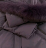 雪中飛羽絨服女2025款中長(cháng)款寬松狐貍毛領(lǐng)中老年媽媽裝紫羅蘭2XL 曬單實(shí)拍圖