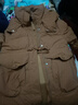 （反季清貨）羽絨服女2025新款長(cháng)款韓版寬松收腰保暖外套手套款 焦糖色 S 曬單實(shí)拍圖