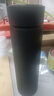 中掌柜定做國潮保溫杯數顯智能杯不銹鋼水杯子定制logo禮品廣告杯刻字印 升級款磨砂304數顯480ml黑 曬單實(shí)拍圖
