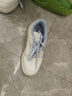回力韓版百搭小白鞋女學(xué)生新款鞋子女爆款厚底休閑板鞋女 米白淺藍 38 曬單實(shí)拍圖
