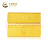 中國黃金（CHINA GOLD）AU9999新款投資金條 100g 100g 曬單實(shí)拍圖