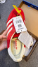 阿迪達斯（adidas）（adidas）三葉草男女鞋GAZELLE INDOOR低幫休閑鞋IF1808紅白37 曬單實(shí)拍圖