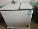 Midea美的210升/220L/271升雙溫家用商用囤貨臥式冰柜 大容量冷柜 BCD-210DKEM(E)升級內膽 210升 曬單實(shí)拍圖