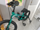 優(yōu)貝（RoyalBaby）兒童自行車(chē)男女鎂合金單車(chē) 月亮系列4-7歲 宇航員16寸 綠色 曬單實(shí)拍圖