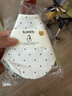 Konny嬰兒花瓣口水巾雙面可用新生兒口水巾輔食圍嘴吸水口水兜 藍灰波點(diǎn) 曬單實(shí)拍圖