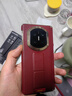 皮皮殼【360新升級】適用于華為MateX7真皮單后殼360°雙軸保護華為x7手機殼腕帶支架防摔瑞紅色保護套 曬單實(shí)拍圖