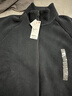 優(yōu)衣庫男裝女裝搖粒絨拉鏈茄克/長(cháng)袖外套廓系夾克479792 09 黑色 L 曬單實(shí)拍圖