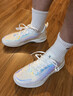 沃蘭迪911火箭氣墊碳板籃球鞋學(xué)生輕便緩震實(shí)戰訓練鞋 周楷恒同款 水星-白 40 曬單實(shí)拍圖