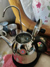 金灶（KAMJOVE） 電茶壺自動(dòng)上水電熱水壺304不銹鋼熱水壺茶具燒水壺自動(dòng)茶具T-22A 1L 黑色 曬單實(shí)拍圖