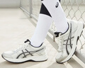 亞瑟士ASICS女鞋網(wǎng)面跑鞋百搭緩震運動(dòng)鞋透氣跑步鞋 GEL-CONTEND 4 白色/銀色 39 曬單實(shí)拍圖