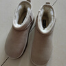 百麗（Belle）戶(hù)外徒步雪地靴女保暖加絨短靴B2169DM4 米色 40 (250mm) 曬單實(shí)拍圖