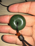 豆蔻時(shí)光收藏級和田玉碧玉平安扣吊墜男女款微黑玉墜玉石玉佩掛件 曬單實(shí)拍圖