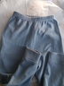 浪莎（LangSha）兒童秋褲男女童秋冬保暖褲雪花絨7A抑菌中大童發(fā)育期純色打底睡褲 藍色 XL 130建議體重38-48斤 曬單實(shí)拍圖