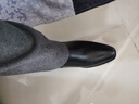 【發(fā)順豐空運】上頓丹尼男靴經(jīng)典高檔皮質(zhì)切爾西短靴高幫中幫真皮一腳蹬套腳加絨靴子頭層牛皮商務(wù)正裝休閑鞋 黑色 加絨款 38 曬單實(shí)拍圖