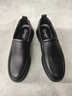 強人3515一腳蹬皮鞋男頭層牛皮商務(wù)休閑鞋低幫軟底透氣男單鞋 黑色 43 曬單實(shí)拍圖