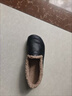 啄木鳥(niǎo)真皮豆豆鞋2025新款秋冬季加絨毛毛鞋軟底軟面平底低幫保暖棉鞋女 黑色 偏小半碼 需要大一碼拍 40 曬單實(shí)拍圖