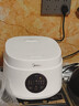 美的（Midea） 電飯煲 家用電飯鍋智能預約多功能微壓 可煮小米粥迷你小型1-2-3-4人煮飯鍋電煮鍋易清洗小巧機身 【節能版】 白色 FB30M161 3L 曬單實(shí)拍圖