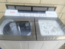 志高洗衣機半自動(dòng)雙桶雙缸家用大容量小型租房宿舍波輪脫水甩干兩用雙杠省電老式強動(dòng)力易操作以舊換新 35公斤【洗25KG+ 脫10KG】玻蓋鋼桶 雙缸 曬單實(shí)拍圖