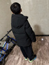鴨鴨【孫穎莎同款】?jì)和鸾q服男女童冬季短款加厚三防蓄熱保暖外套HY 曬單實(shí)拍圖