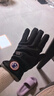 TUTORGOOSE時(shí)尚百搭新款手套鵝輕奢保暖舒適男士手套秋冬加絨加厚戶(hù)外防寒 黑色 均碼 曬單實(shí)拍圖