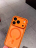 颯望適用蘋(píng)果17promax手機殼磁吸iphone17透明17pro新款外殼新橙色鏡頭全包防摔電鍍17pm男女款高級感 【星宇橙】電鍍軟殼/Magsafe磁吸/自帶鏡頭膜 iPhone 17 曬單實(shí)拍圖
