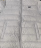 卡特（CAT）新品三防面料男士戶(hù)外休閑絎線(xiàn)羽絨服 米白色 L 曬單實(shí)拍圖