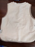童泰（TONGTAI）嬰兒馬甲春秋寶寶衣服外出兒童上衣坎肩TS41Q095-DS米白110cm 曬單實(shí)拍圖