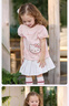 戴維貝拉三麗鷗庫洛米聯(lián)名女童短袖T恤夏裝兒童衣服上衣 曬單實(shí)拍圖