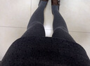 茉尋【楊穎同款】棉褲襪女秋冬季保暖秋褲打底褲加絨加厚連褲襪 【單條-深灰色】連腳款 均碼 超厚絨（適合-5-10℃） 曬單實(shí)拍圖