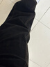 韓都衣舍黑色牛仔褲女2025秋季新款直筒收腰顯瘦純棉百搭褲子女褲 曬單實(shí)拍圖