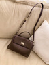 viney郵差包包女包牛皮斜挎包大容量單肩包生日新年禮物送女友老婆 【巧克力色】實(shí)用高檔手提托特包 曬單實(shí)拍圖