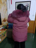 皮爾卡丹（pierre cardin）媽l媽冬裝羽棉絨服2025新款中老年人女冬季加厚中長(cháng)款外套針織 珊瑚紅 4XL (175) 135-150斤 曬單實(shí)拍圖