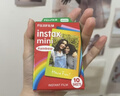 富士（FUJIFILM） instax 3英寸立拍立得相機mini迷你相紙 一次成像膠片膠卷 3寸彩虹+DIY相冊+冰箱貼【含10張彩虹相紙】 官方標配 曬單實(shí)拍圖
