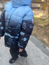 迪士尼（Disney）男童羽絨服25冬季新款中長(cháng)款男童時(shí)尚連帽中大童加厚保暖外 藍色漸變【升級加厚】 150  碼 建議身高1.35-1.45米 曬單實(shí)拍圖