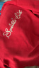 森馬（Semir）騏驥紅色衛衣女26新短款圓領(lǐng)內搭靈動(dòng)蝴蝶結金色刺繡109126116001 曬單實(shí)拍圖