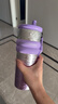 GROOT316不銹鋼保溫杯冰川裂紋圖案簡(jiǎn)約便攜高顏值吸管杯水杯禮物定制 漸變紫-陶瓷內膽710ml 曬單實(shí)拍圖