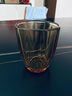 康寧（VISIONS）鉆石玻璃杯4件組琥珀色 高硼硅耐熱水杯牛奶咖啡杯冷飲杯 250ml 曬單實(shí)拍圖