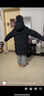 巴拉巴拉童裝兒童羽絨服女男童2025新款冬中長(cháng)款加厚保暖外套純色連帽衣服 黑色90001-灰鴨絨 130 充絨量137g 曬單實(shí)拍圖