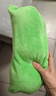 豌豆莢公仔抱枕豌豆毛絨玩具兒童豆豆玩偶娃娃可愛(ài)豆角靠墊豆子萌 豌豆莢(綠豆) 40cm 曬單實(shí)拍圖