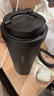 樂(lè )扣樂(lè )扣（LOCK&LOCK）元氣保溫杯水杯保冷咖啡杯316L不銹鋼內膽跳蓋男女情侶杯可定制 黑色550ml【贈杯刷】 曬單實(shí)拍圖
