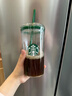 星巴克正品星巴克杯子耐高溫玻璃吸管杯咖啡杯極簡(jiǎn)風(fēng)大容量水杯伴手禮 極簡(jiǎn)風(fēng)綠色玻璃吸管杯585ml 曬單實(shí)拍圖
