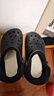 卡駱馳（CROCS）秋冬新品休閑鞋秋冬洞洞鞋貝雅暖絨暖棉|206633 黑/黑-060 (建議買(mǎi)大一碼) 37 /38(230mm) 曬單實(shí)拍圖